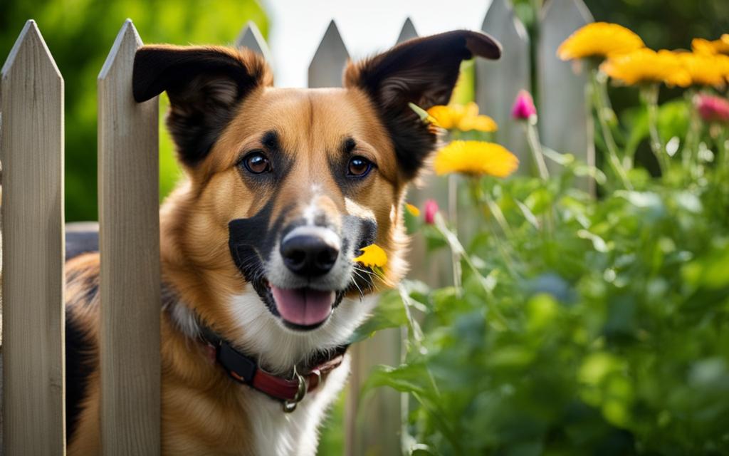 Clôture de jardin pour chien